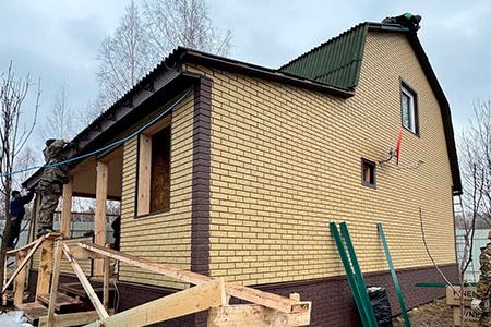 Фасадные работы, сайдинг
